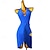 Недорогие Одежда для латинских танцев-Латино Платье С кисточками Жен. Выступление Учебный Длинный рукав Завышенная талия Спандекс