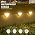 abordables Luces de camino y linternas-Luz de paso LED solar de movimiento al aire libre, luz de cubierta impermeable para jardín, escaleras, patio, parque, pasarela, iluminación, decoración de paisaje, luz 2/4/8 Uds.