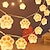 olcso LED szalagfények-1db 1,5 m-es macskamancs zsinór dekorációs lámpafüzér szoba, utca, udvar dekorációs hangulatvilágítási lámpákhoz