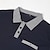 levne klasické polo-Pánské Polo trička Golfová košile Ležérní Dovolená Klopa Krátký rukáv Módní Základní Bez vzoru Klasický styl Léto Běžný Černá Bílá Tmavě námořnická Vodní modrá Polo trička