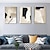 economico Quadri astratti-dipinto a mano moderno neutro dipinto astratto in bianco e nero su tela wall art soggiorno arredamento (senza cornice)