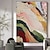 levne Abstraktní malby-ruční olejomalba plátno nástěnná umělecká dekorace moderní minimalistický styl barevný abstrakt pro domácí dekoraci válcovaný bezrámový nenatažený obraz