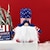 お買い得  イベントとパーティー用品-ノームドール装飾アメリカ独立記念日LEDライトアップルドルフ帽子顔のない老人人形装飾記念日/7月4日