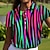 abordables Ropa de golf femenina-Mujer Camisas de polo Rosa claro Azul Manga Corta Protección Solar Camiseta Rayas Ropa de golf para damas Ropa Trajes Ropa Ropa