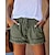 preiswerte Damenshorts-Damen Shorts Kurze Hosen Denim Quaste Seitentaschen Kurz Weiß Sommer