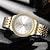 お買い得  クォーツ腕時計-LIGE 男性 クォーツ ダイアモンド 贅沢 大きめ文字盤 ビジネス カレンダー デート 亜鉛合金 腕時計