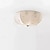 billige Loftslys-loftslampe forsænket armatur 30/40/50 cm bred hvid stof facade skærm til soveværelse entre stue spisestue badeværelse køkken