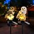 cheap Outdoor Wall Lights-2pcs Solar Owl Lawn Lights Resin Shaped Landscape Lamp Outdoor Waterproof Garden Park Walkway Lawn Decoration
