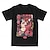 abordables Sudaderas y camisetas de anime para cosplay de uso diario-Hazbin Hotel Alastor T-Shirt Anime Gráfico Para Hombre Adulto Mascarada Estampado en caliente Casual Diario
