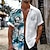 Χαμηλού Κόστους ανδρικά πέτο πουκάμισα Χαβάης-άγκυρα ανδρικό θέρετρο Χαβάης τρισδιάστατο πουκάμισο με στάμπα σε εξωτερικούς χώρους για διακοπές στην παραλία καλοκαιρινό turndown κοντομάνικο μπλε sm l υφασμάτινο πουκάμισο