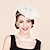 billige Fascinators-pandebånd fascinators hatte sinamay underkop hat top hat sinamay hat bryllup tefest bryllup britisk med buet hovedbeklædning hovedbeklædning