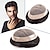 cheap Human Hair Pieces &amp; Toupees-Toupee Mono Male Wig 100% Human Hair Durable Male Hair Prosthesis Toupee Men 6 Hair Replacement Breathable System For Men