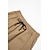 cheap Cargo Shorts-Men&#039;s Cargo Shorts Shorts Casual Shorts Hiking Shorts Pocket Drawstring Elastic Waist Solid Color Knee Length Sports Outdoor Running Streetwear Stylish ArmyGreen Black