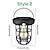 cheap Pathway Lights &amp; Lanterns-Solar Retro Tungsten Wire Portable Lamp Outdoor Solar Small House Light Induction Tungsten Wire Warm Light Wall Lamp for Courtyard Villa Garden Waterproof House Wall Lamp Camping Lighting  1PC