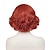 cheap Costume Wigs-Short Copper Red Wigs for Women 1920s 20s 30s Curly Synthetic Auburn Bob Vintage Wig Halloween Cosplay Costume Wig