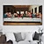 cheap Famous Paintings-Reproduction Famous DaVinci Hand painted The Last Supper Handmade Jesus Christ God Reigns Supreme Oil Painting Wall Art on Canvas Modern Rolled Canvas (No Frame)