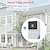 billige Videodørtelefonsystemer-1 stk smart visual dørklokke trådløs wifi husholdning lavt strømforbrug lang standby app fjernintercom (indbygget batteri)