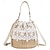 cheap Crossbody Bags-Women&#039;s Crossbody Bag Straw Beach Large Capacity Multi Carry Flower Leaves Flowers Leaves
