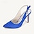 baratos Sapatos de Noiva-Mulheres Sapatos De Casamento Slingback Sapatos de noiva Presilha Salto Agulha Dedo Apontado Plataforma Básica Cetim Branco Marfim Prateado