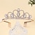 Недорогие Аксессуары для укладки волос-Невеста Корона головной убор мяч вечерние обруч для волос свадебное платье легкий роскошный сплав вода алмаз противоскользящая расческа-обруч