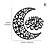 billige Begivenheds- og festartikler-ramadan eid sort kreativ udskåret skiltdekoration i måneform: ideel til muslimske hjemmefester og festivaler, tilføjer et strejf af kunstnerisk charme til din vægindretning