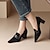 cheap Women&#039;s Heels-Women&#039;s Heels Slip-Ons Ladies Shoes Valentines Gifts Suede Shoes Dress Shoes Party Daily Wedding Heels Bridal Shoes Bridesmaid Shoes Block Heel Chunky Heel Pointed Toe Elegant Fashion Minimalism PU
