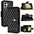 cheap Samsung Cases-Phone Case For Samsung Galaxy S24 S23 S22 S21 S20 Ultra Plus FE A54 A34 A14 Wallet Case with Wrist Strap Kickstand Card Slot Geometric Pattern TPU PU Leather