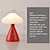 Недорогие Настольные лампы-портативная грибная лампа с регулируемой яркостью для спальни, светодиодная прикроватная лампа с зарядкой через USB, беспроводной ночник для домашнего декора
