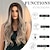 cheap Synthetic Trendy Wigs-Long Ombre Blonde Brown Wavy Wigs for Women Natural Synthetic Curly Wig Heat Resistant Fiber Wigs for Daily Cosplay