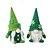 お買い得  聖パトリックの日のパーティーデコレーション-セント聖パトリックの日の休日の装飾: アイルランドの三色の緑の帽子をかぶったルドルフ人形、緑の葉を持つ顔のない老人