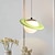 billige Øylys-kreativ pendel, hvit metall hengende lampe med sfærisk glass lampeskjerm, moderne led lysekrone, nattbord hengende lamper, nordic simple drop lights (e27)