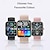 baratos Smartwatch-relógio inteligente atender chamadas bluetooth 1.83 tela curva relógio inteligente fitness relógios esportivos com oxigênio no sangue frequência cardíaca monitor de sono smartwatch para mulheres