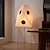 cheap LED Floor Lamp-Floor Lamp Washi Paper, E27 Bulb Compatible for Study, Bedroom, Office Minimalist Art Design