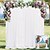 Χαμηλού Κόστους Υπαίθριες αποχρώσεις-λευκές κουρτίνες αψίδα γάμου σιφόν υφασμάτινο κουρτίνες διαφανές σκηνικό για διακοσμήσεις σκηνής καμάρας τελετών