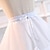 cheap Historical &amp; Vintage Costumes-Rococo Victorian Petticoat Hoop Skirt Tutu Tulle Skirt Floor Length Half Slip 6 Hoops Solid Color A-Line Halloween Wedding Party Skirt
