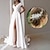 Χαμηλού Κόστους Γυναικεία-Γυναικεία Αντιστοίχιση σετ Λευκό φόρεμα Φόρεμα χορού Φόρεμα για πάρτυ Φόρεμα ριχτό από τη μέση και κάτω Φορέματα Peplum Πιαστρακι ΜΑΛΛΙΩΝ Εξοπλισμός 2 τεμ Κομψό Πάρτι Σκέτο Γάμου Κοντομάνικο