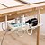cheap Storage &amp; Organization-2pcs Desk Power Strip Organizer Shelf with Cable Management - Multi-layered Hanging Basket for Surge Protector and Cable Organization