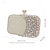 cheap Clutches &amp; Evening Bags-Women&#039;s Clutch Evening Bag Polyester Wedding Party Rhinestone Large Capacity Multi Carry Color Block Silver Black Pink