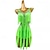 baratos vestido de competição-Dança Latina Fantasia de Dança Vestido Mocassim Cor Pura Recortes Mulheres Treino Espetáculo Sem Manga Náilon Chinês Elastano