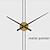 levne Nástěnné ozdoby-kovové kulaté velké nástěnné hodiny kreativní kované hodiny retro tepané 60 cm tiché nástěnné hodiny netikající baterie napájené pro domácí kuchyni kavárna hotelová kancelář