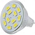 billige LED-spotlys-3w mr11 gu4 led pære 300lm 3000k 6000k ac/dc12-24v lavspænding pære spotlight til udendørs landskabsspor belysning ikke dæmpbar (4 stk)