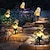 cheap Outdoor Wall Lights-2pcs Solar Owl Lawn Lights Resin Shaped Landscape Lamp Outdoor Waterproof Garden Park Walkway Lawn Decoration