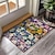 cheap Doormats-Colorful Flowers Doormat v Non-Slip Oil Proof Rug Indoor Outdoor Mat Bedroom Decor Bathroom Mat Entrance Rug