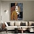 cheap Animal Paintings-Handmade Oil Painting Canvas Wall Art Decoration Modern Animal Zebra for Home Decor Rolled Frameless Unstretched Painting