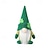 abordables Décorations de fête de la Saint-Patrick-St. Décoration de fête de la Saint-Patrick : poupée Rudolph avec chapeau vert tricolore irlandais, vieil homme sans visage avec feuille verte