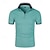 cheap Classic Polo-Men&#039;s Golf Shirt Golf Polo Work Casual Lapel Short Sleeve Basic Modern Color Block Patchwork Button Spring &amp; Summer Regular Fit White Pink Red Blue Green Dark Blue Golf Shirt