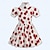 cheap Historical &amp; Vintage Costumes-Retro Vintage 1950s Rockabilly A-line Flapper Dress Dress Swing Dress Midi Girls&#039; Children&#039;s Day Masquerade Dress