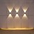 cheap Outdoor Wall Lights-1 Pc solar powered wall lamp with upper and lower lights, outdoor fence, courtyard, garden decoration light
