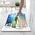 levne Podložky a koberečky-okenní scenérie koupelnové koupelnové předložky kreativní savý koupelnový kobereček křemelina protiskluzová