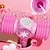 billige Udendørssjov og -sport-boblestav til børn piger: boblemaskine blæser maker tryllestave med lys &amp; musik, småbørn udendørs festlegetøj fødselsdagsgave til 3 4 5 6 7 8-årige piger inkluderer bobleløsninger, pink